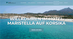 Desktop Screenshot of maristella.de